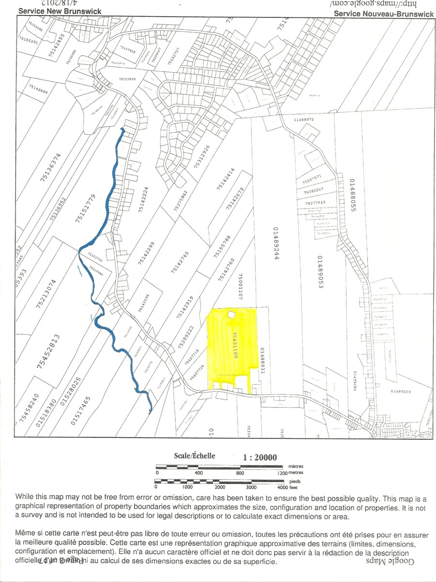 75 Acres in City of Fredericton Old Crow Land Company